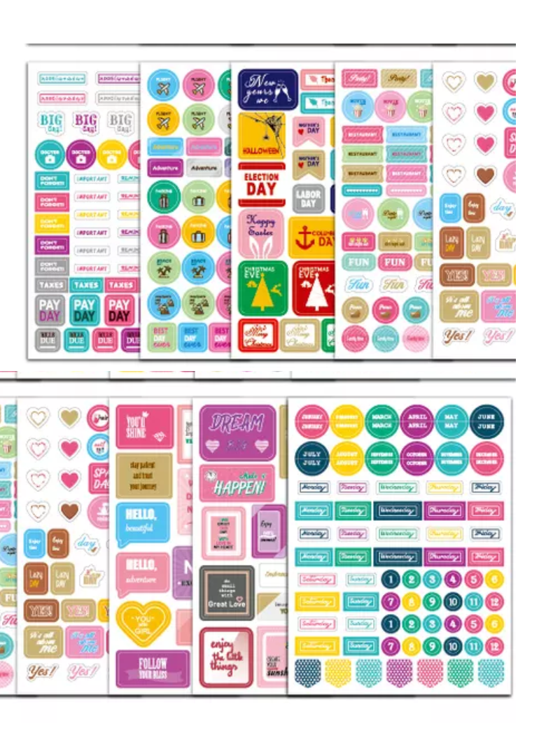 Autocollants | +650 stickers annuels