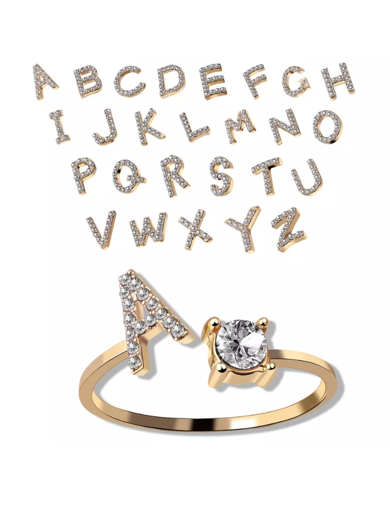 Bagues | Lettres de l'Alphabet