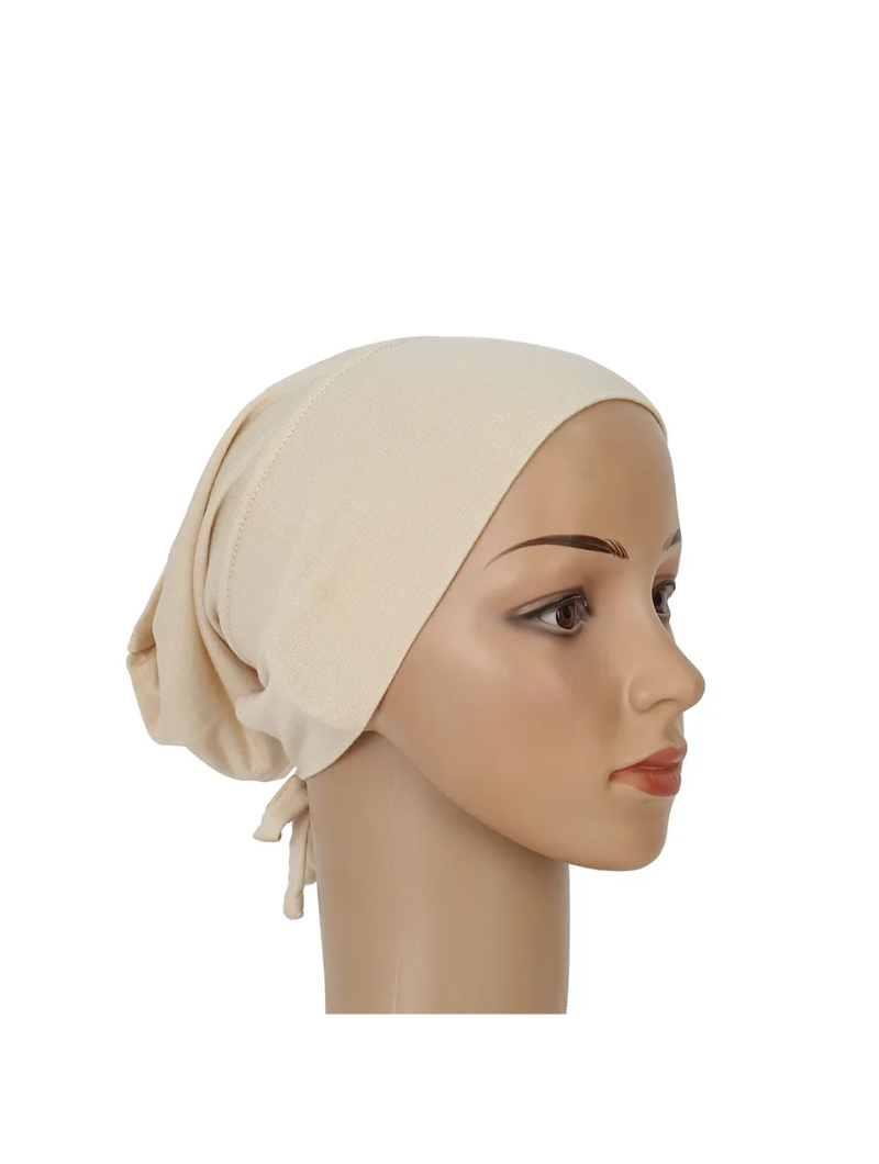 Bonnet sous-hijab en coton